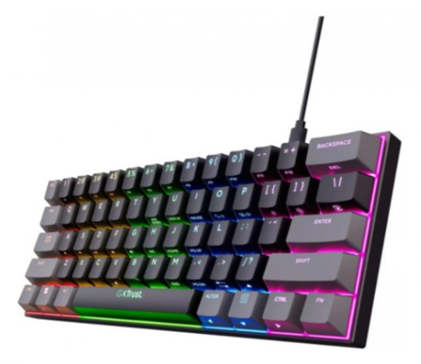 Teclado TRUST Gamer Mecanico Acira Mini Gxt867